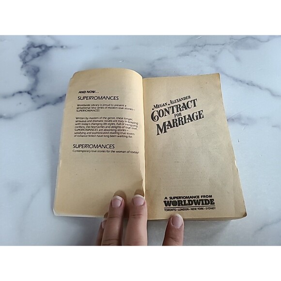 Contract For Marriage By Megan Alexander Paperback - Picture 3 of 10